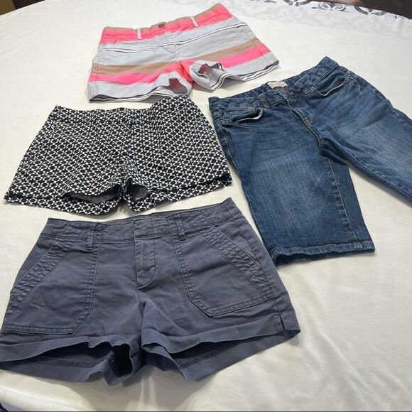 Bundle of 4 Summer Shorts: Brands: H&M, Gap, Aeropostale & Sizes: 0, 00, 1/2 & 4 - Picture 2 of 16